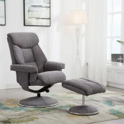 GFA Biarritz Recliner And Foot Stool