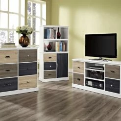 Dorel Home Mercer 6 Door Storage Cabinet