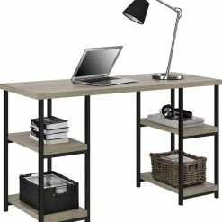 Dorel Home Elmwood Double Pedestal Desk