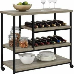 Dorel Home Elmwood Multi-Purpose Rolling Cart