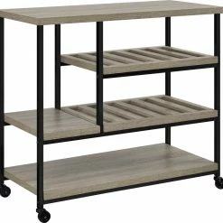 Dorel Home Elmwood Multi-Purpose Rolling Cart