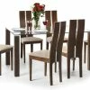 Julian Bowen Cayman Dining Set 6 Chairs Size