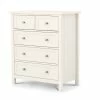 Baths Julian Bowen Maine 3+2 Drawer Chest Surf White