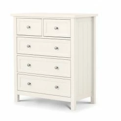 Baths Julian Bowen Maine 3+2 Drawer Chest Surf White