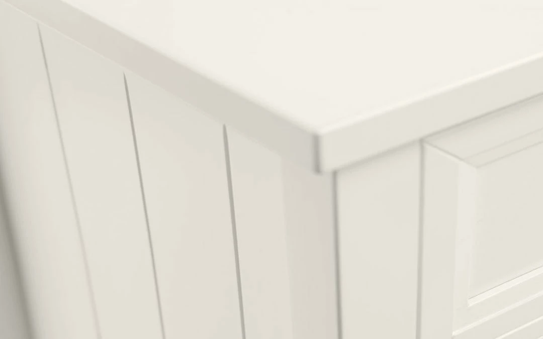 Julian Bowen Maine 6 Drawer Wide Chest Surf White Baths