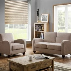 Julian Bowen Vivo 3 Seater Sofa Mink Chenille