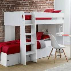 Beds Julian Bowen Eclipse Bunk Bed White