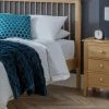 Julian Bowen Cotswold 3 Drawer Bed Side Table Baths
