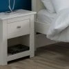 Julian Bowen Radley Bedside Table White Baths