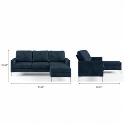 Dorel Home Chapman Corner Sofa
