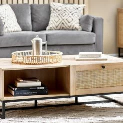 Julian Bowen Padstow Coffee Table - Oak