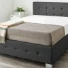 Better Bed Company Better Black Linen Ottoman Bed Beds