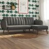 Dorel Home Brittany Sectional Sofa Bed Baths