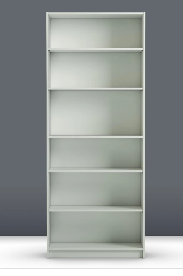 Baths Steens Anette Wide 6 Shelf Bookcase