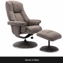 GFA Denver Recliner And Foot Stool