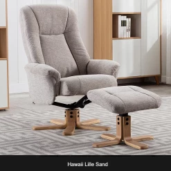 GFA Hawaii Recliner And Foot Stool