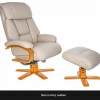 Baths GFA Nice Recliner And Foot Stool
