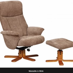 Baths GFA Marseille Recliner And Foot Stool