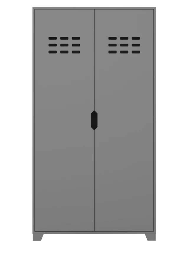 Steens Loke 2 Door Wardrobe Grey