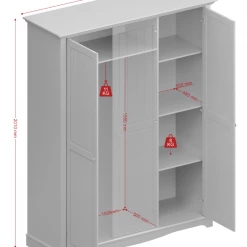 Steens Lotta 3 Door Wardrobe