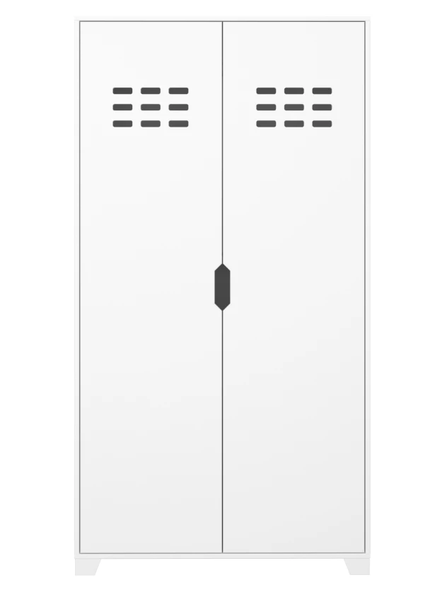 Steens Loke 2 Door Wardrobe White