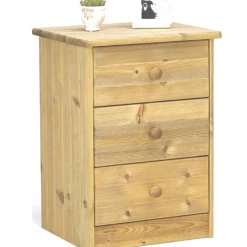 Steens Mario 3 Drawer Bedside Lyed Oil