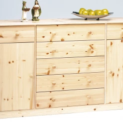 Steens Mario 2 Door 7 Drawer Sideboard Pine