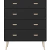 Steens Mino 4 Drawer Chest Black