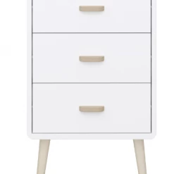 Steens Mino 3 Drawer Bedside White
