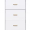 Steens Mino 4 Drawer Narrow Chest White