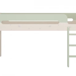 Steens Oniria Mid Sleeper Green And Whitewash Mid Sleepers