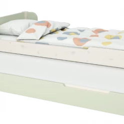 Steens Oniria Single Bed Green And Whitewash Beds
