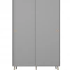 Steens Softline Sliding 2 Door Wardrobe Grey Baths