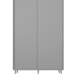 Steens Softline Sliding 2 Door Wardrobe Grey Baths