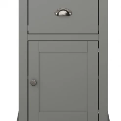 Steens Sandringham 1 Door 1 Drawer Bedside Grey Baths