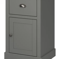Steens Sandringham 1 Door 1 Drawer Bedside Grey Baths