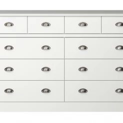Steens Sandringham 4 + 6 Drawer Sideboard White