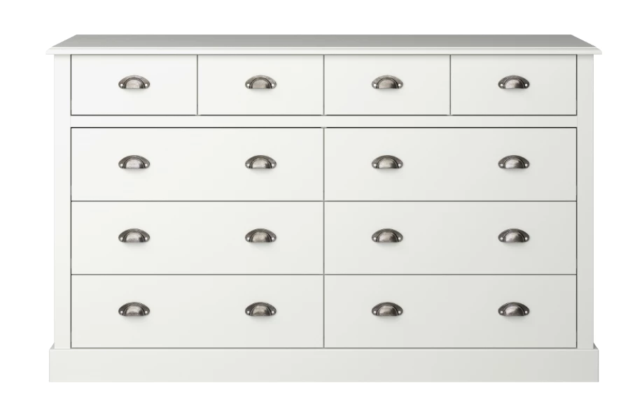 Steens Sandringham 4 + 6 Drawer Sideboard White