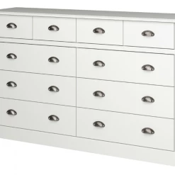 Steens Sandringham 4 + 6 Drawer Sideboard White