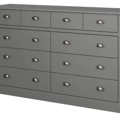 Steens Sandringham 4 + 6 Drawer Sideboard Grey