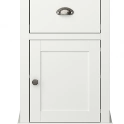 Steens Sandringham 1 Door 1 Drawer Bedside White Baths