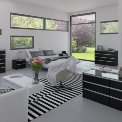 Steens Skyline 3 + 3 Drawer Black Baths