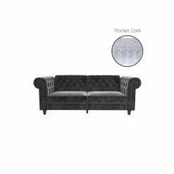 Dorel Home Felix Chesterfield Sofa Bed Baths