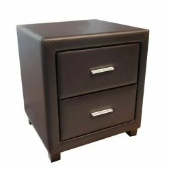 Baths Time Living Dorest Brown 2 Drawer Bedside Chest