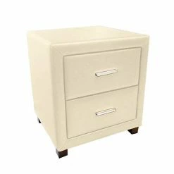 Baths Time Living Dorest Cream 2 Drawer Bedside Chest