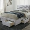Artisan Bed Company Button Draw Fabric Bed Beds