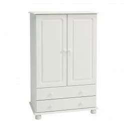 Baths Steens Richmond White 2 Door 2 Draw Combi Wardrobe