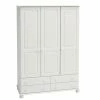 Steens Richmond White 3 Door 4 Draw Wardrobe