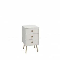 Baths Steens Soft Line White 3 Drawer Chest