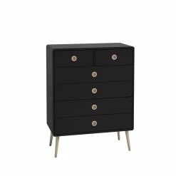 Steens Soft Line Black 2 + 4 Chest